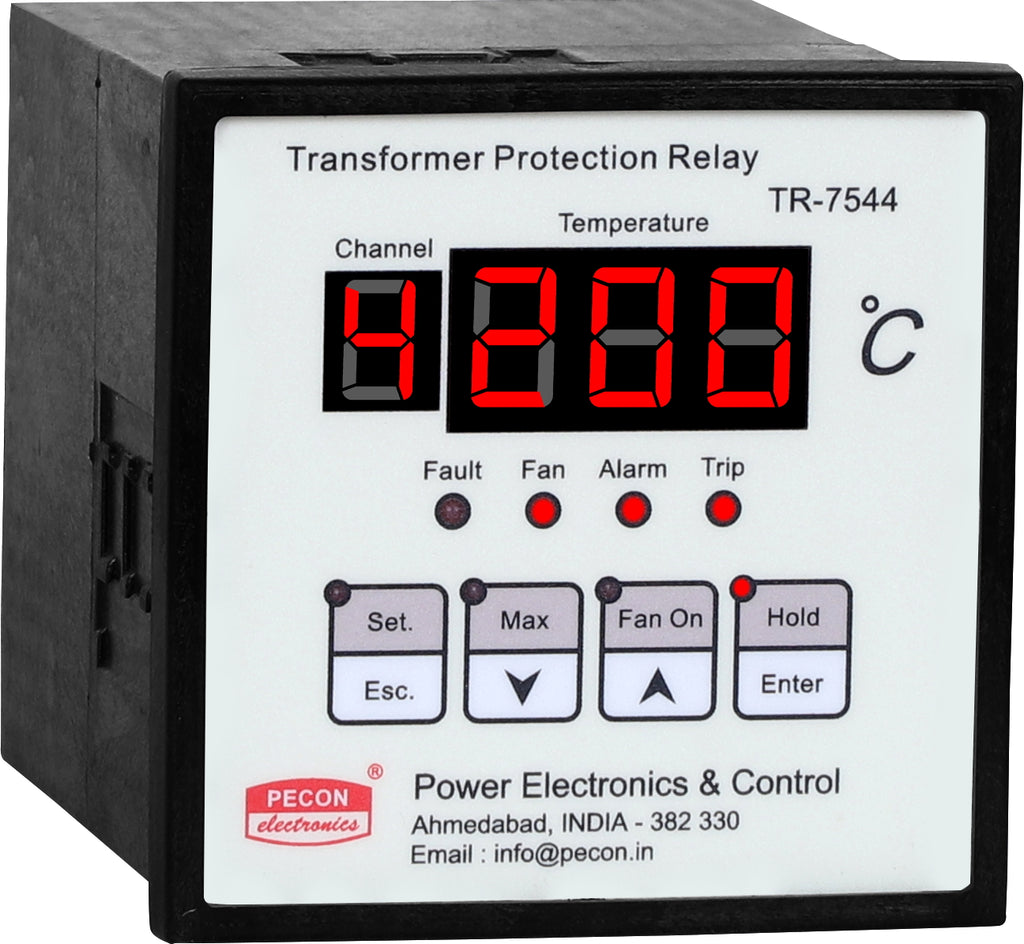 TR-7544 Transformer Protection Relay with 4 Channel Temperature scanner