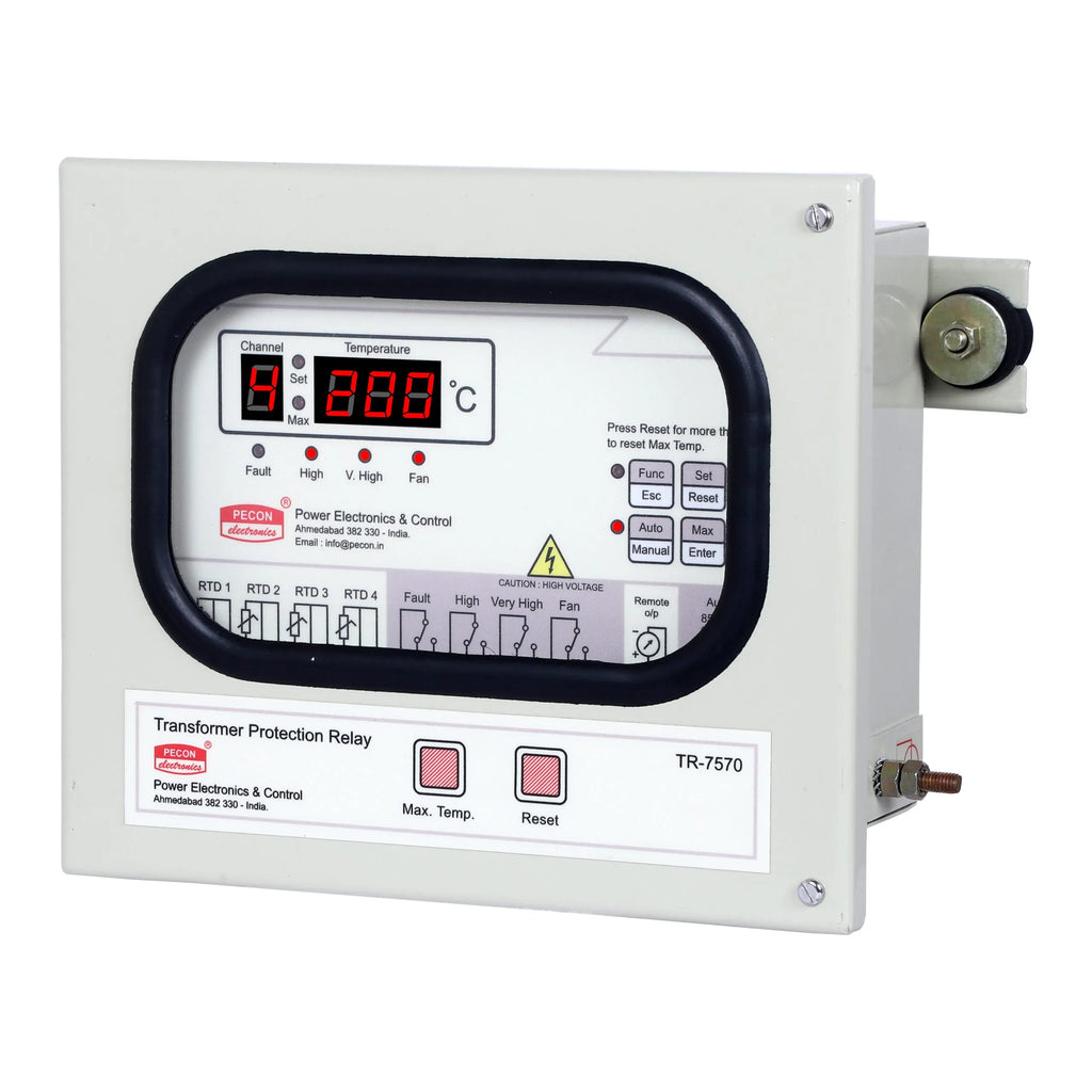 TR-7570 Transformer Protection Relay with 4 Channel Temperature Scanner